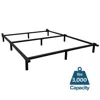 Quikfurn King 9-leg Metal Bed Frame With Headboard Brackets 3,000 Lbs. Max Weight Limit