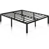 Quikfurn King Metal Platform Bed Frame With Rounded Legs 700 Lbs Weight Capacity