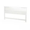 Quikfurn King Size Contemporary Headboard In White Wood Finish