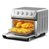 Quikfurn Kitchen Countertop Convection Toaster Oven Air Fryer Dehydrator Stainless Steel