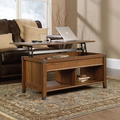 Quikfurn Lift-top Coffee Table In Washington Cherry Finish