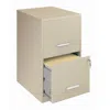 Quikfurn Locking 2-drawer Vertical File Cabinet In Putty Color