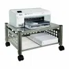 Quikfurn Mobile Heavy Duty Under-desk Printer Stand In Matte Gray
