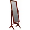 Quikfurn Modern Full Length Freestanding Bedroom Floor Cheval Mirror In Cherry