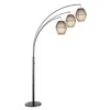 Quikfurn Modern Mid-century Bohemian 82-inch Arch Floor Lamp With 3 Barrel Lights