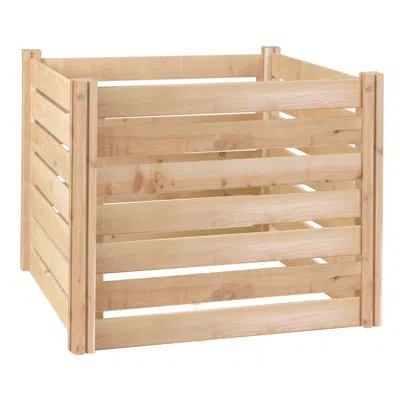 Quikfurn Outdoor 174-gallon Wooden Compost Bin Made From Eco-friendly Cedar Wood