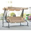 Quikfurn Outdoor Canopy Swing Patio Porch Shade Deck Bed In Sand