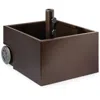 Quikfurn Portable Wheeled Powder Coated Steel Umbrella Base Stand / Planter Box