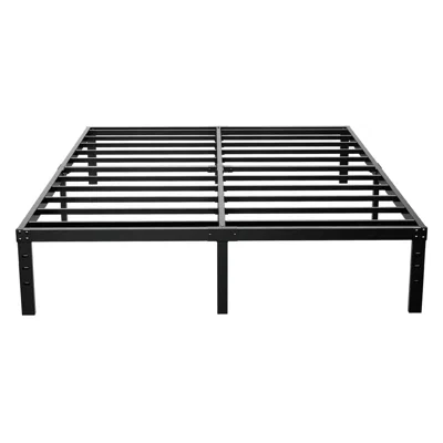 Quikfurn Queen 16-inch Heavy Duty Metal Bed Frame With 3,500 Lbs Weight Capacity