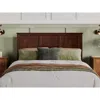 Quikfurn Queen Size Traditional Style Headboard In Walnut Wood Finish