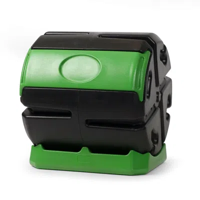 Quikfurn Recycled Plastic 5-cubic Ft Compost Bin Home Garden Rolling Composter