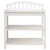 Quikfurn Sf Home Baby Toddler Changing Table In White Wood Finish With Changing Pad