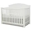 Quikfurn Sf Home Solid Wood Convertible Crib In White - Toddler Bed Sold Separately