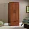 Quikfurn Sienna Oak Wardrobe Clothes Storage Cabinet Armoire