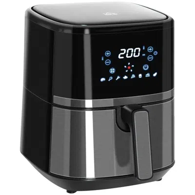 Quikfurn Silver/black Multi-function 4 In 1 Oven Air Fryer 4.7 Qt