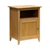 Quikfurn Simple End Table Nightsatnd Accent Table In Natural Wood Finish