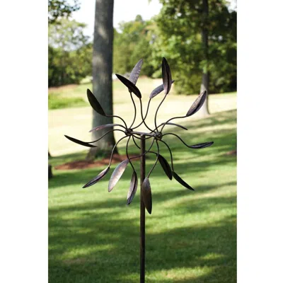 Quikfurn Spinning Metal Outdoor Garden Art Wind Spinner