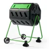 Quikfurn Tumbler 5-cubic Ft Compost Bin For Home Composting With Heavy Duty Frame