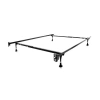 Quikfurn Twin / Full Bed Frame With Smooth-glide Legs And Headboard Brackets