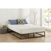 Quikfurn Twin Size 10-inch Low Profile Modern Metal Platform Bed Frame With Wooden Slats