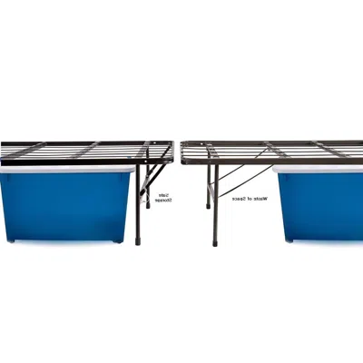 Quikfurn Twin Size Black Metal Platform Bed Frame