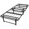 Quikfurn Twin Xl-size Steel Folding Metal Platform Bed Frame