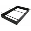 Quikfurn Twin / Twin Xl Hotel Style Metal Bed Base Bed Frame In Espresso - 6-inch High