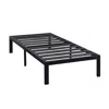 Quikfurn Twin Xl Metal Platform Bed Frame With Heavy Duty Steel Slats