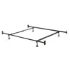 Quikfurn Twin/full 10-inch High Metal Bed Frame With Headboard And Footboard Brackets