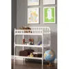 Quikfurn White Wood Changing Table With 1-inch Waterproof Changing Pad