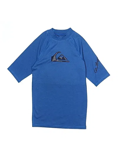 Pre-owned Quiksilver Kids' Active T-shirt In Blue