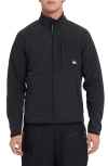Quiksilver Aker Front Zip Jacket In Black