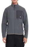 Quiksilver Aker Front Zip Jacket In Gray