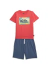 Quiksilver Baby Boy's & Little Boy's 2-piece Shirt & Shorts Set