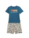 Quiksilver Baby Boy's & Little Boy's 2-piece T-shirt & Shorts Set