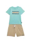 Quiksilver Baby Boy's & Little Boy's 2-piece T-shirt & Shorts Set