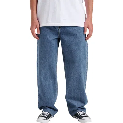 Quiksilver Baggy Jeans In Medium Indigo