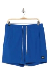 Quiksilver Banner Ripstop Volley Swim Trunks In Blue