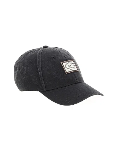 Pre-owned Quiksilver Baseball Cap In Black