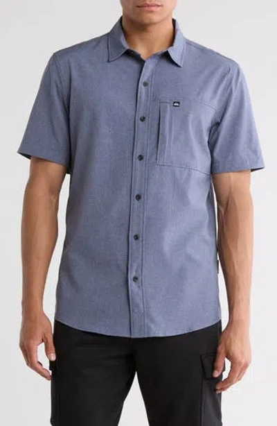 Quiksilver Beckham Short Sleeve Button-up Shirt