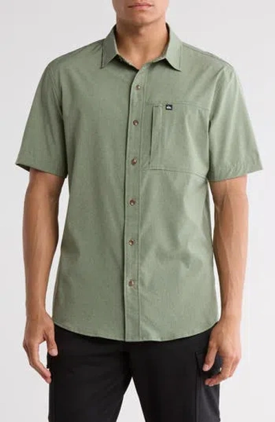 Quiksilver Beckham Short Sleeve Button-up Shirt