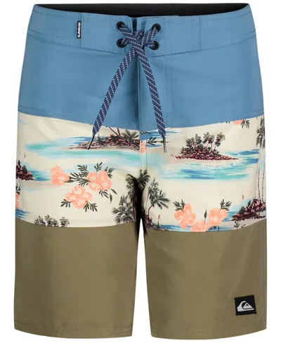 Quiksilver Kids' Big Boys Everyday Panel Boardshorts In Niagara