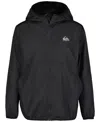 Quiksilver Big Boys Overcast Water Repellant Windbreaker In Black