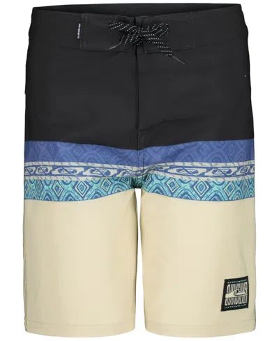 QUIKSILVER BIG BOYS SURFSILK GLOBAL SWIM BOARD SHORTS