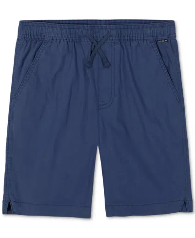 Quiksilver Kids' Big Boys Taxer Stretch Poplin Shorts In Navy