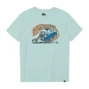 Quiksilver Big Kid Boys Crew Neck Short Sleeve Regular Fit Graphic T-shirt In Animal Print