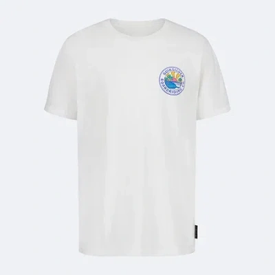 Quiksilver Big Kid Boys Crew Neck Short Sleeve Regular Fit Graphic T-shirt In White