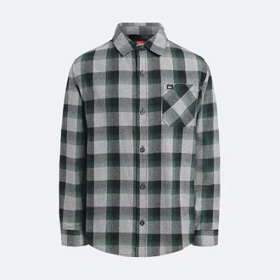 Quiksilver Big Kid Boys Long Sleeve Regular Fit Flannel Shirt In Multi