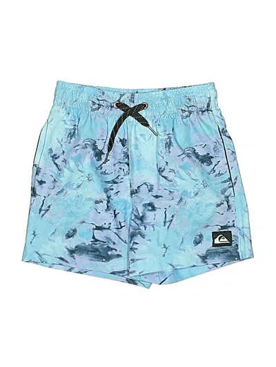 Pre-owned Quiksilver Kids' Board Shorts In Blue