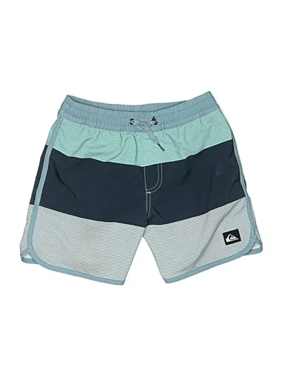 Pre-owned Quiksilver Kids' Board Shorts In Blue